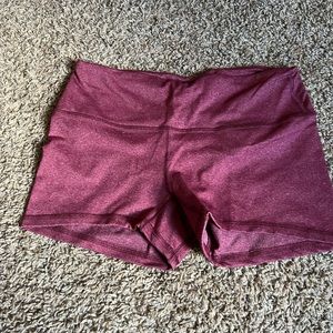 2POOD HEATHER MAROON SHORTIES